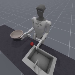 UnitreeG1PlaceAppleInBowl-v1