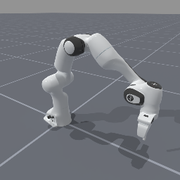 Franka Emika Panda Arm with Stick Tool