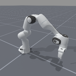 Franka Emika Panda Arm with Stick Tool